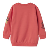 NAME IT abito tinta unita modello felpa con stampa Salmone per Bambina 132330433 SALMONE NAME IT 