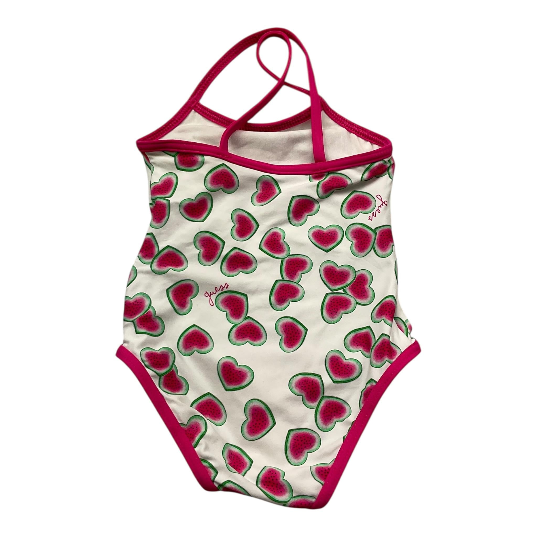 Guess Costume Intero Tinta Unita con Stampe per Neonata A02200MP004 BIANCO GUESS 