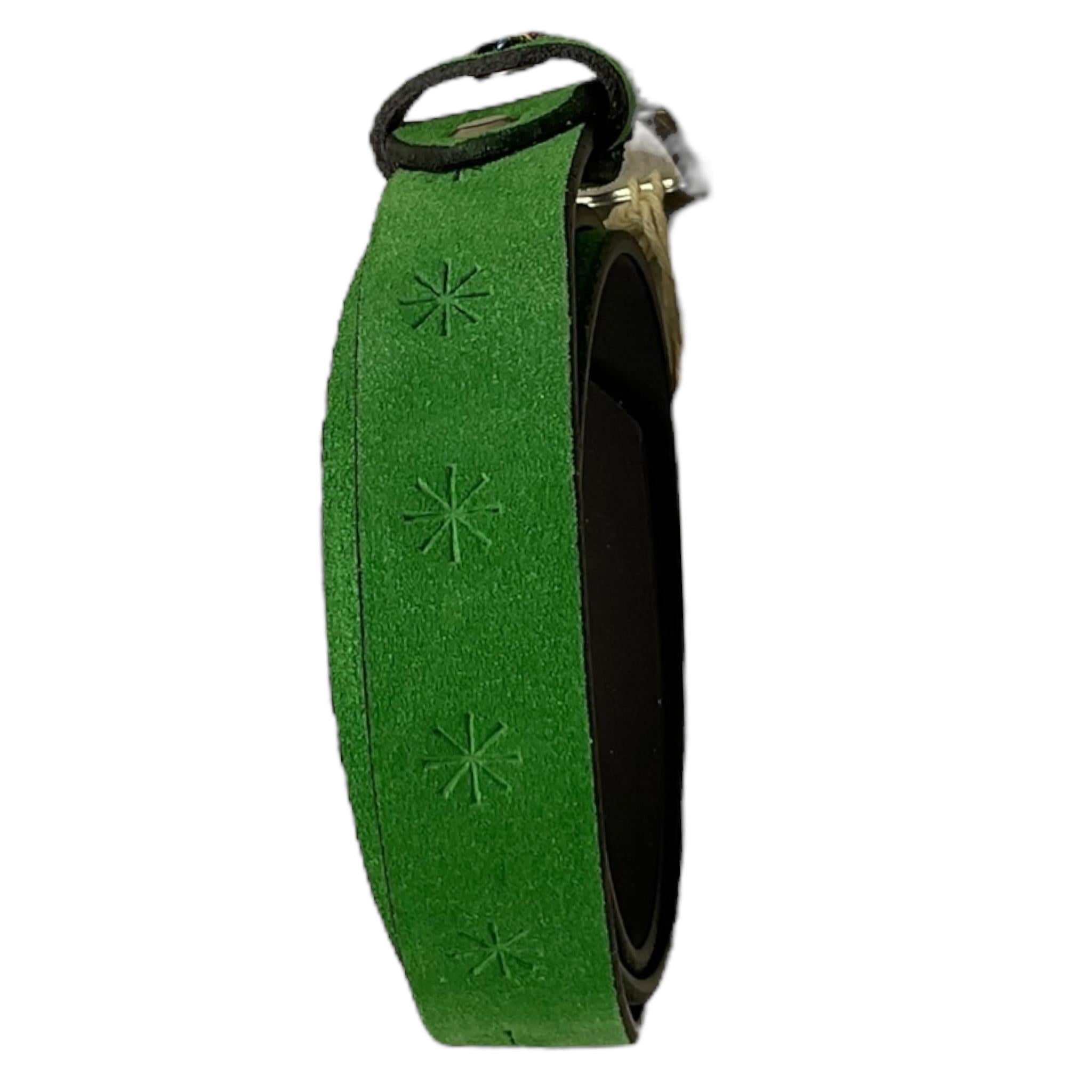 Manuel Ritz Cintura Tinta Unita con Loghi per Bambino MR0369 VERDE MANUEL RITZ 