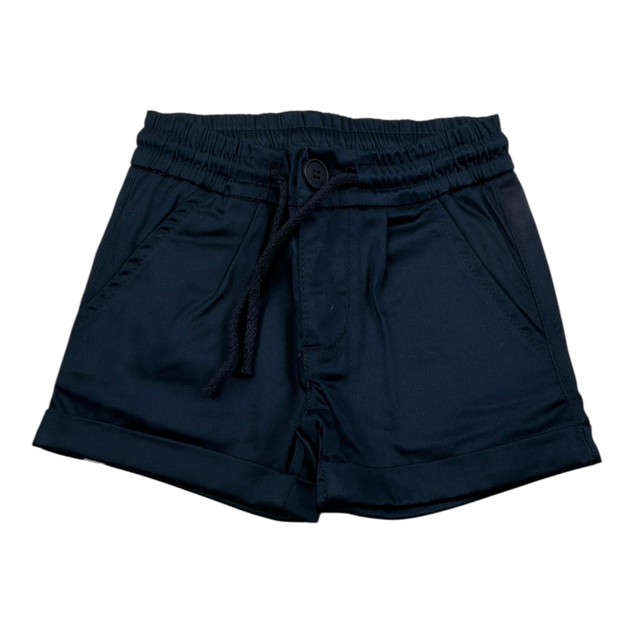 Siviglia Bermuda Tinta Unita con Elastico In Vita per Neonato SVNSO17309 BLU SIVIGLIA 