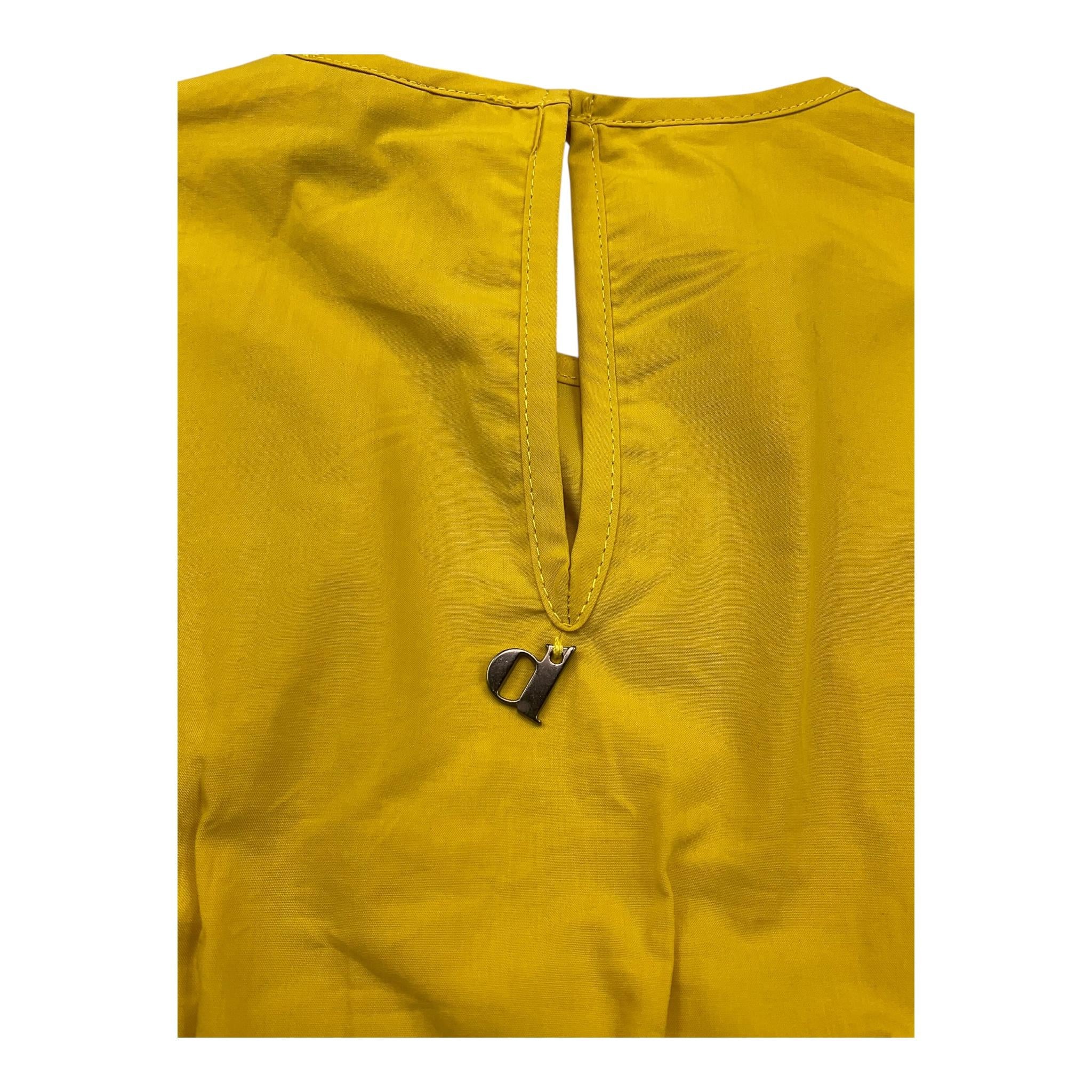 Dixie Top Mezza Manica Tinta Unita per Bambina CC04270G74 SENAPE DIXIE 