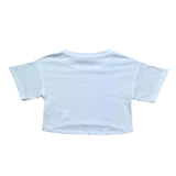 Moschino T-Shirt Girocollo Tinta Unita con Stampa per Bambina HDM070 BIANCO MOSCHINO 