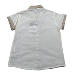 New Gereration Camicia Mezza Manica tinta unita Panna per Bambino 22161 PANNA NEW GERERATION 