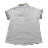 New Gereration Camicia Mezza Manica tinta unita Panna per Bambino 22161 PANNA NEW GERERATION 