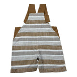 Babyvip Salopette Tricolore con Fantasia A Righe per Neonato T1304 CAMMELLO BABYVIP 