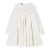 TWINSET abito manica lunga velata tinta unita  Bianco per Bambina 242GJ2101 BIANCO TWINSET 