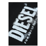 Diesel Abito Tinta Unita Modello Felpa per Bambina J01438 NERO DIESEL 