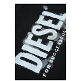 Diesel Abito Tinta Unita Modello Felpa per Bambina J01438 NERO DIESEL 