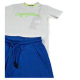 Refrigiwear Completo 2 Pezzi T-Shirt-Bermuda per Bambino 454DRMBS25 BIANCO/BLU REFRIGIWEAR 