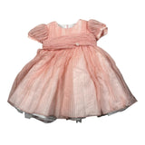 Le Bebe Abito Mezza Manica Tinta Unita per Neonata LBG5734 ROSA LE BEBE 