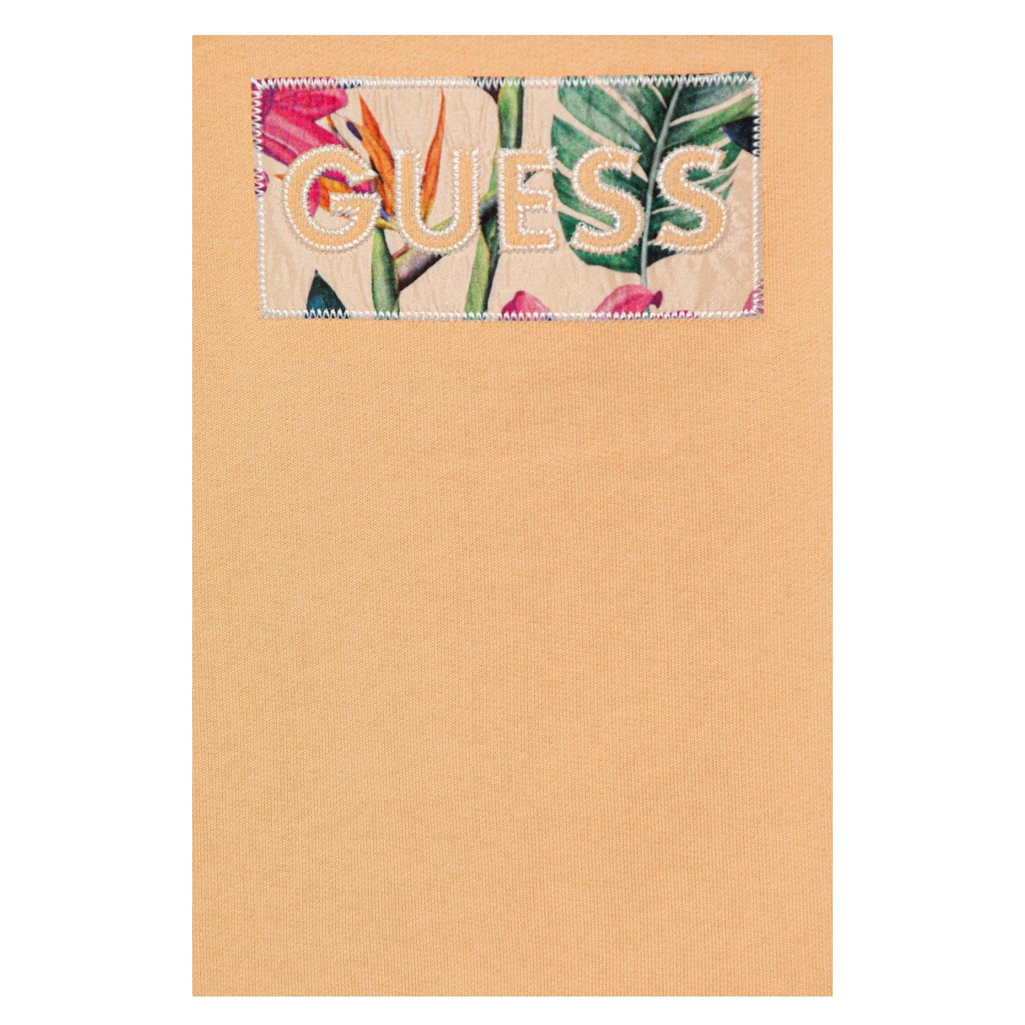 Guess Abito Mezza Manica Tinta Unita con Logo per Bambina K5GK18KAUG0 PESCA GUESS 