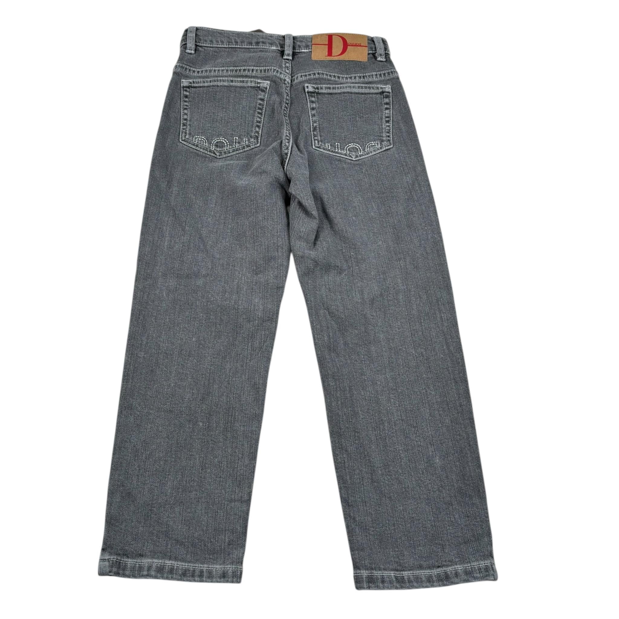 Dou Dou Jeans Tinta Unita con Girovita Regolabile per Bambina DWP600 GRIGIO DOU DOU 