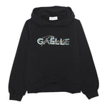 GAELLE felpa chiusa con cappuccio tinta unita cn stampa in contrasto Nero per Bambina 2741F00391 NERO GAELLE 