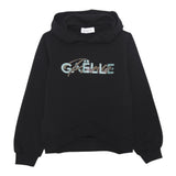GAELLE felpa chiusa con cappuccio tinta unita cn stampa in contrasto Nero per Bambina 2741F00391 NERO GAELLE 