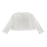IL GUFO shirt girocollo tinta unita con logo Bianco per Bambina A24TA360MF002J BIANCO IL GUFO 