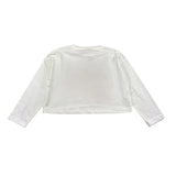 IL GUFO shirt girocollo tinta unita con logo Bianco per Bambina A24TA360MF002J BIANCO IL GUFO 