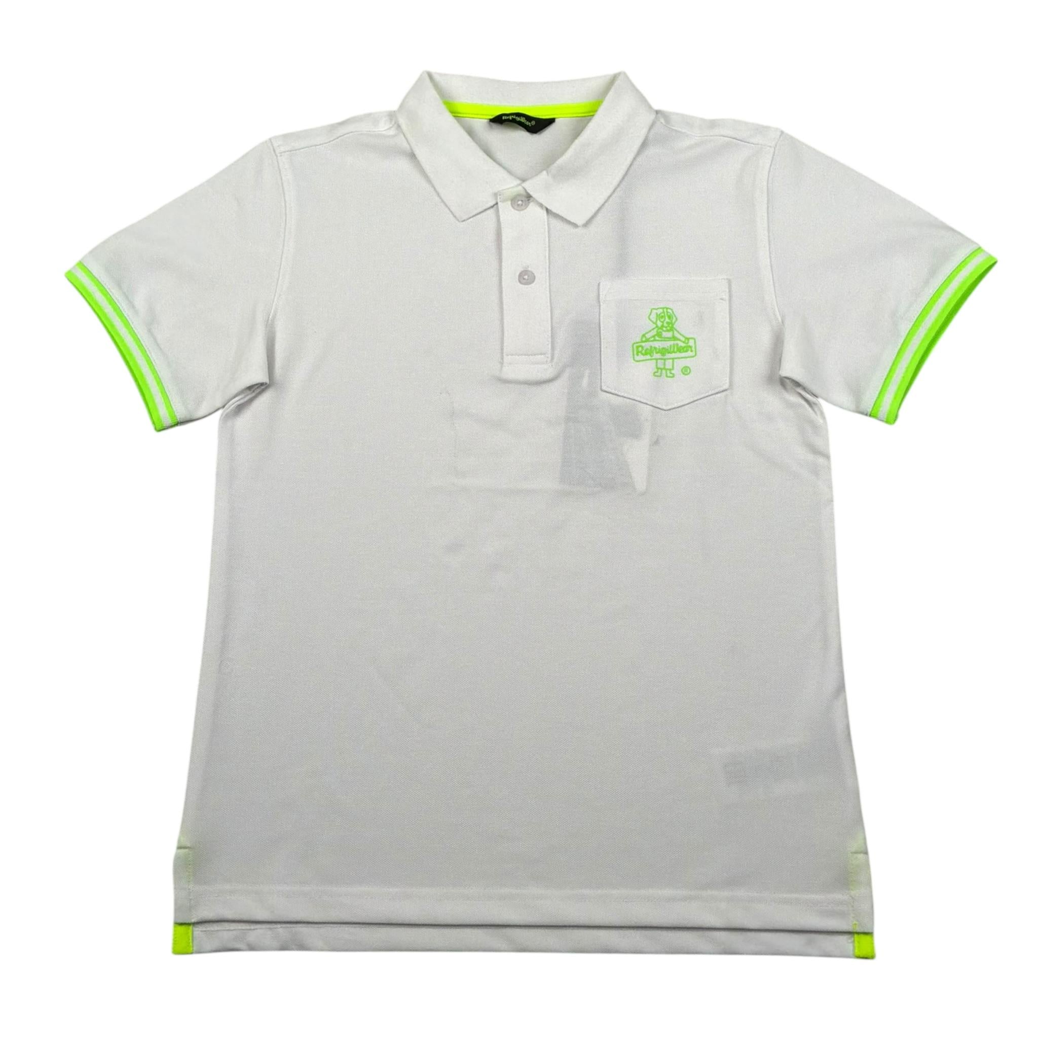 Refrigiwear Polo Mezza Manica Tinta Unita per Bambino 103TRMJS25 BIANCO REFRIGIWEAR 