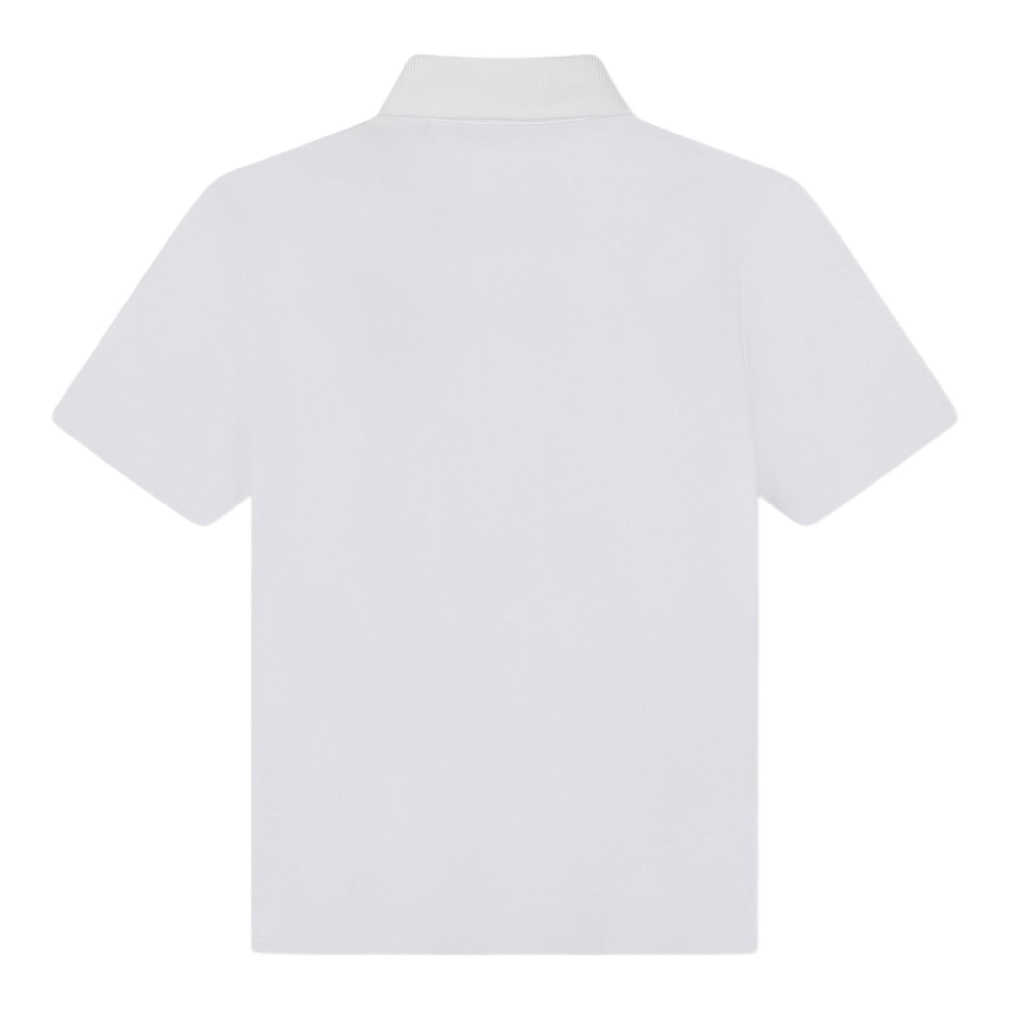 Timberland Polo Mezza Manica Tinta Unita con Logo per Bambino T60258 BIANCO TIMBERLAND 