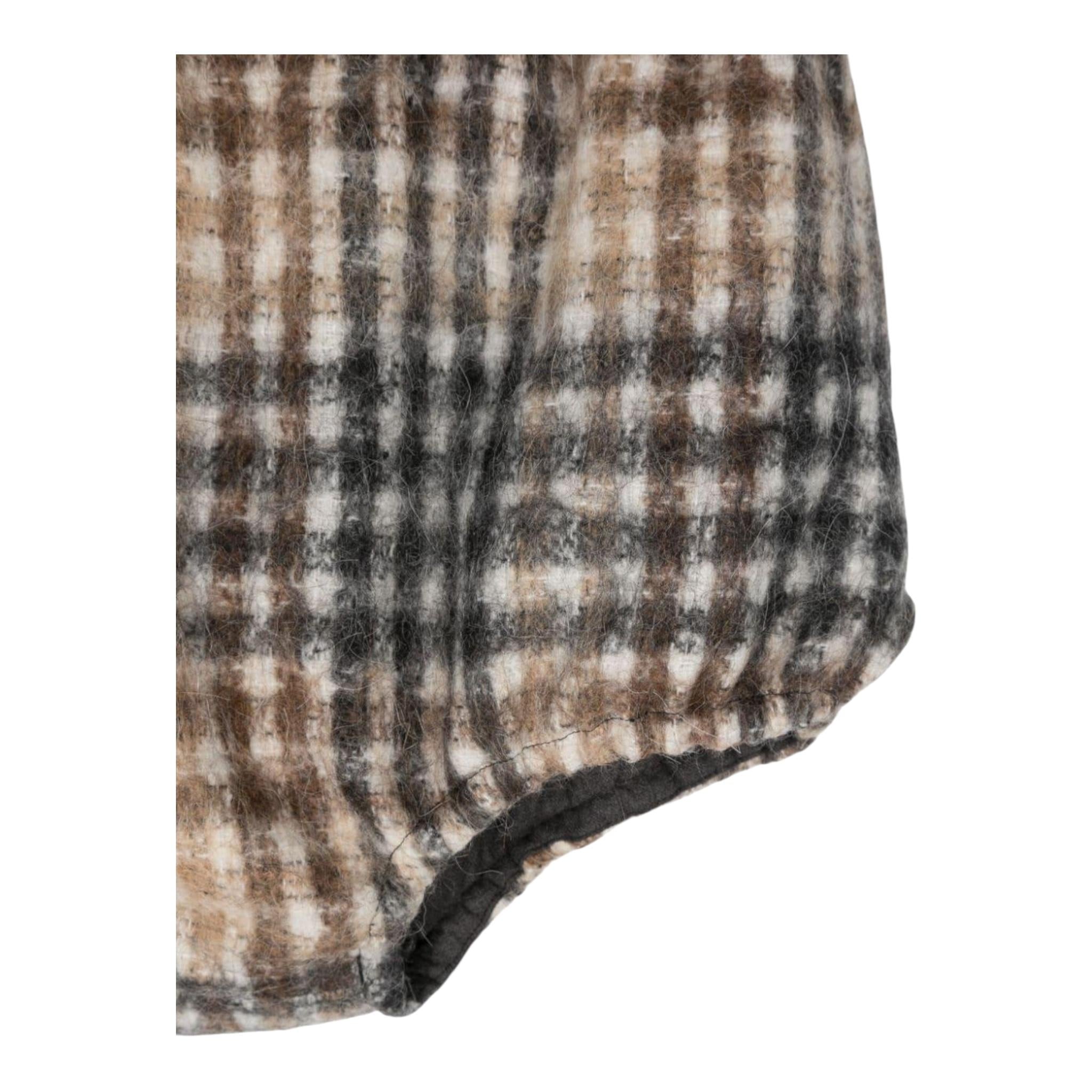 DOU DOU culotte fantasia quadri cn logo Beige per Neonata DV6B09NX BEIGE DOU DOU 