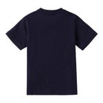 Sarabanda T-Shirt Tinta Unita con Stampa per Neonato 0B138 BLU SARABANDA 