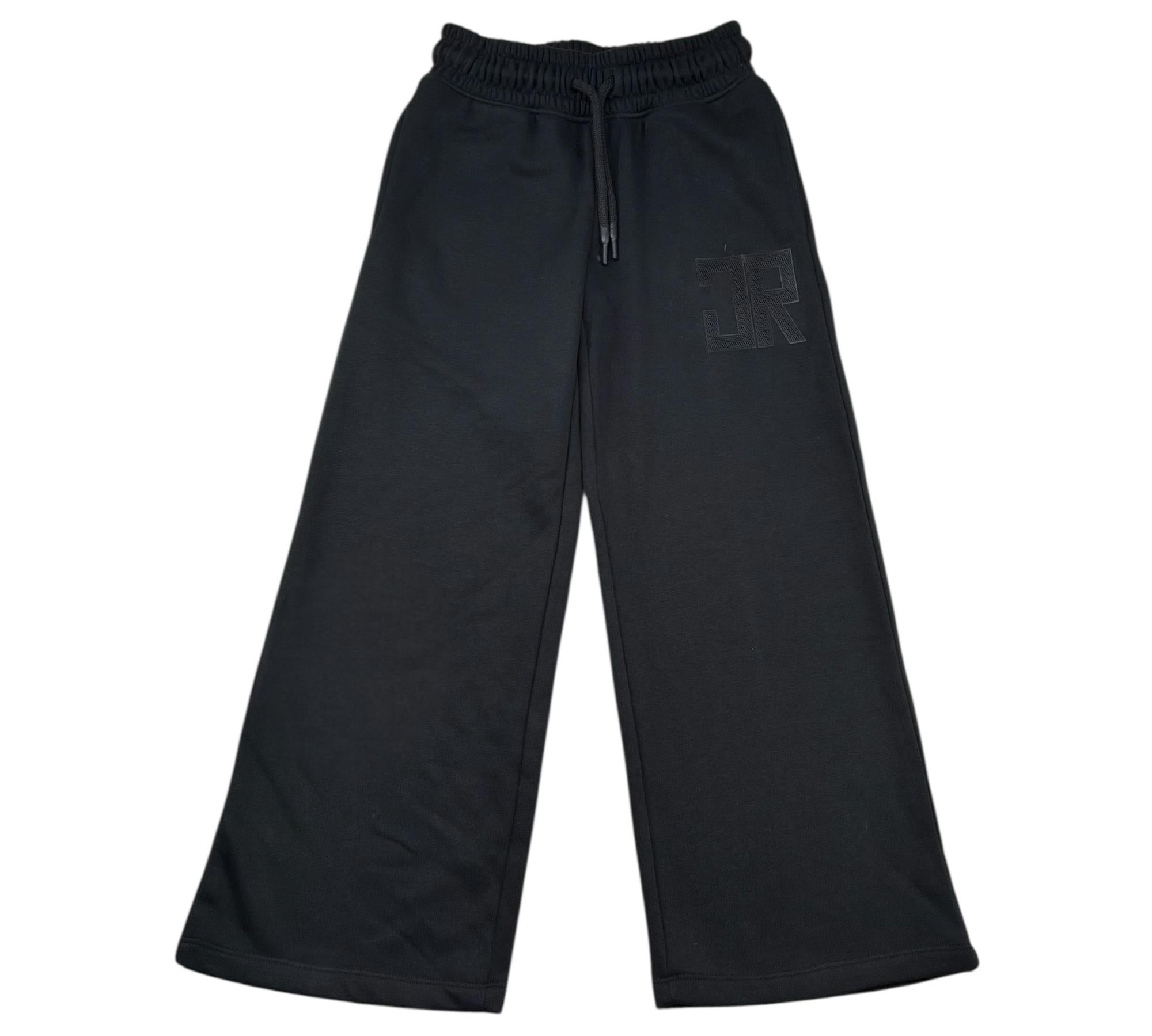 John Richmond Pantalone Tuta Tinta Modello Palazzo per Bambina RGP26015PA NERO JOHN RICHMOND 