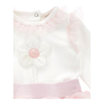 MONNALISA completo 2pz body-gonna bicolore Bianco/rosa per Neonata 35D504X BIANCO/ROSA MONNALISA 