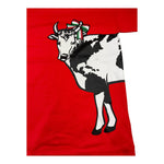 MOSCHINO t-shirt girocollo tinta unita con stampa Rosso per Bambina HBV0GL ROSSO MOSCHINO 