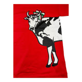 MOSCHINO t-shirt girocollo tinta unita con stampa Rosso per Bambina HBV0GL ROSSO MOSCHINO 