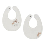 Mayoral Set 2 Pezzi Bavette Tinta Unita per Neonata 9150 BIANCO MAYORAL 