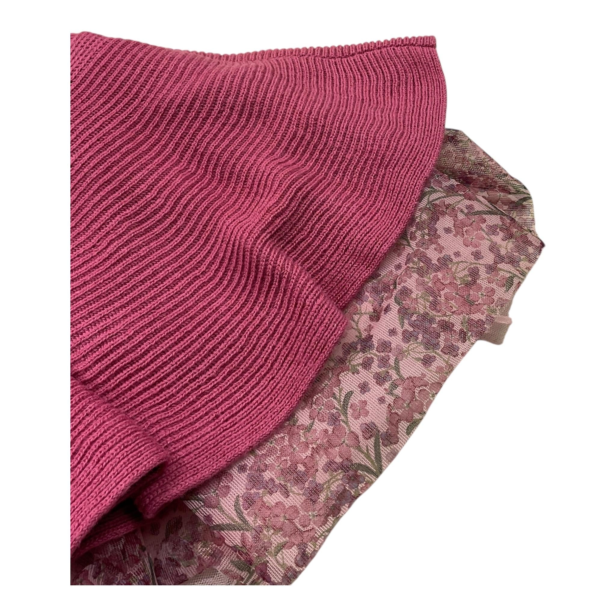 SIMONETTA gonna tinta unita con tulle Viola per Bambina ST7A11 VIOLA SIMONETTA 