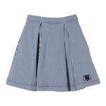 Max&Co. Gonna Bicolore con Fantasia A Righe per Bambina MX0114 BIANCO/AZZURRO MAX&Co. 
