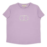 Twinset T-Shirt Girocollo Tinta Unita con Stampa per Neonata 251GJ2485X LILLA TWINSET 