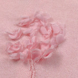 Le Coconne Pagliaccetto Tinta Unita con Applicazioni per Neonata LCN2123 ROSA LE COCONNE 