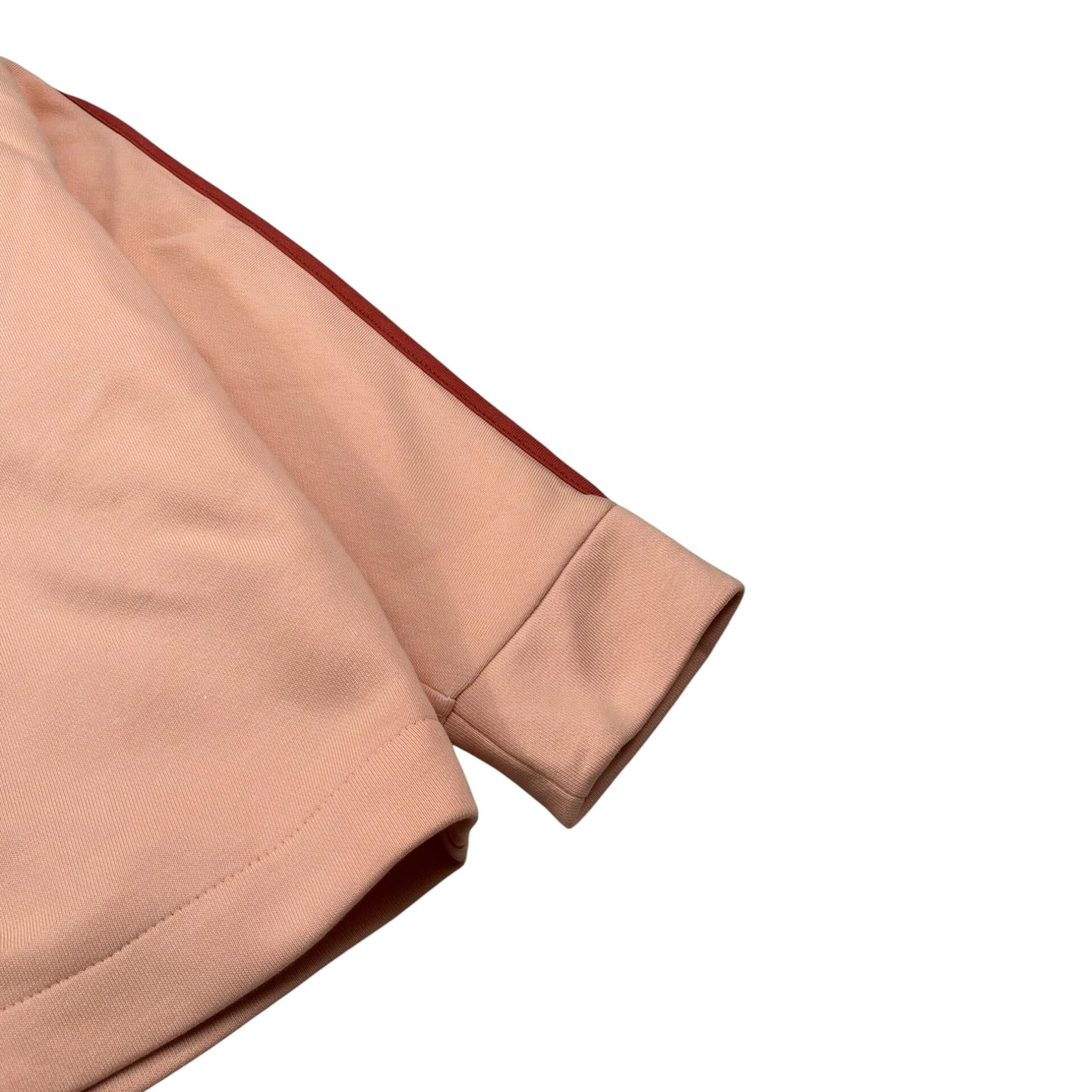 Jijil Felpa tinta unita con Bottoni Pesca per Bambina JJE23GI030 PESCA JIJIL 