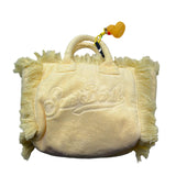 Saint Barth Borsa Tinta Unita con Stampa per Bambina 00409L GIALLO SAINT BARTH 