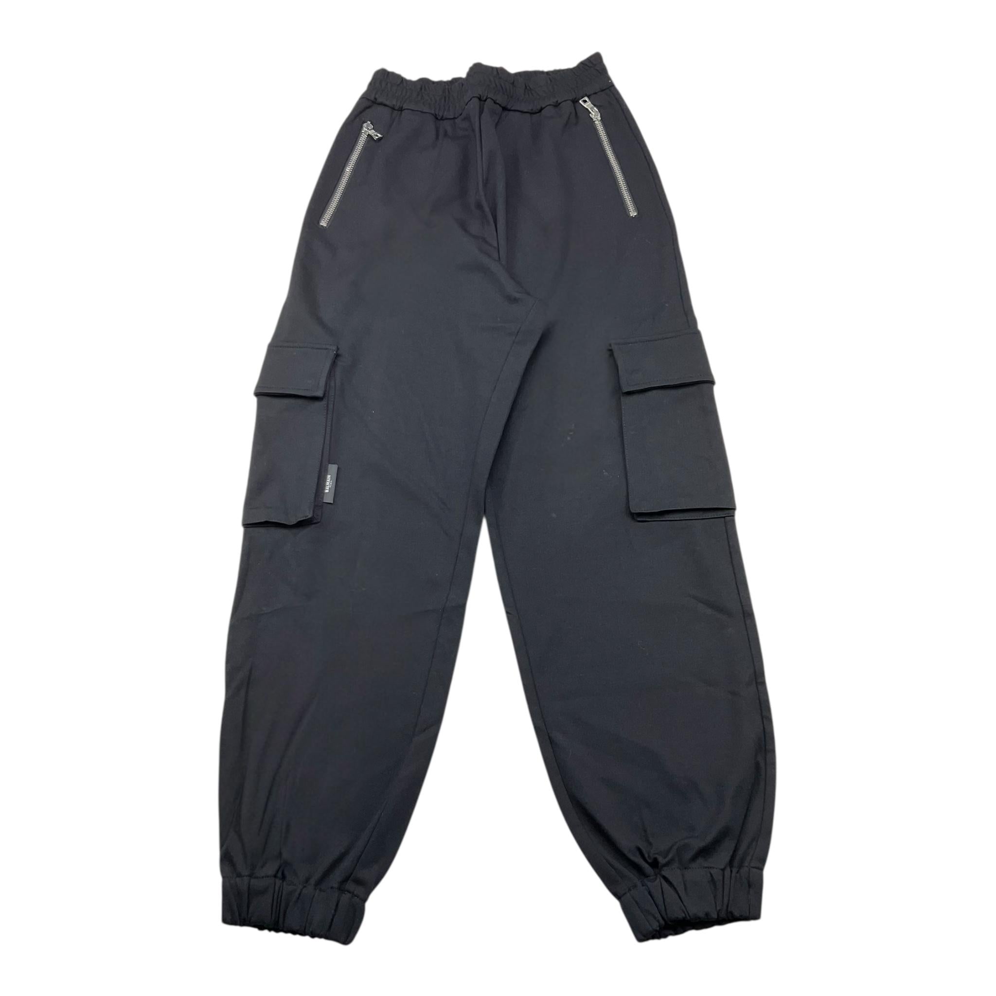 I'M BRIAN pantalone tinta unita con elastico in vita Nero per Bambino BT6P90X NERO I'M BRIAN 
