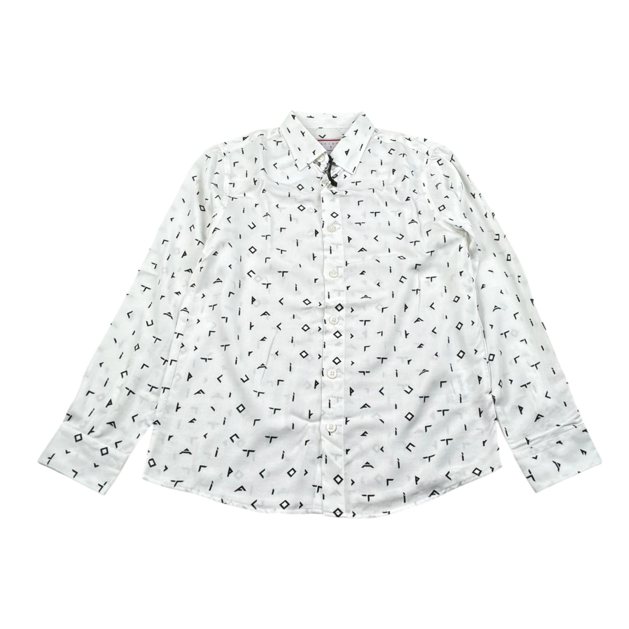 Cesare Paciotti Camicia Tinta Unita con Stampa per Bambino CMP4164J BIANCO CESARE PACIOTTI 