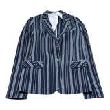 Manuel & Frank Giacca Tinta Unita con Fantasia A Righe per Bambino MF6174R BLU MANUEL & FRANK 