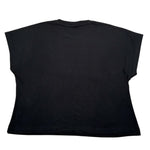 Disclaimer T-Shirt Girocollo tinta unita con Stampa Nero per Bambina 25EDK58523 NERO DISCLAIMER 