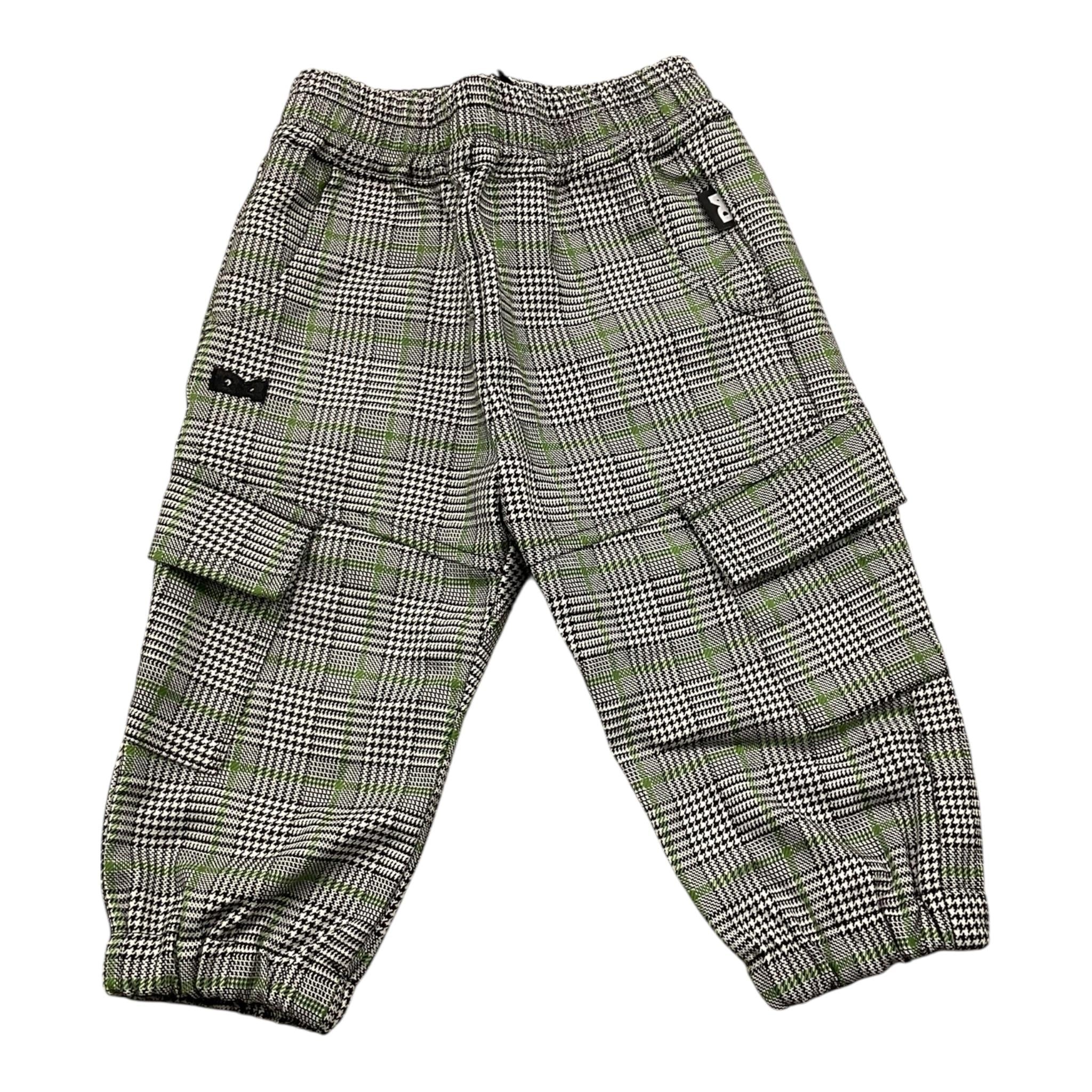 DANIELE ALESSANDRINI pantalone tinta unita con microfantasia Multicolor per Neonato 1291P00062XX MULTICOLOR DANIELE ALESSANDRINI 