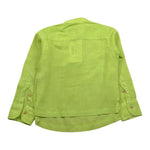 Sp1 Camicia tinta unita con Collo Coreano Verde per Neonato B3401397 VERDE SP1 