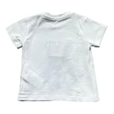 Le Bebe' T-Shirt Girocollo Tinta Unita con Stampa per Neonato LBB5420 BIANCO LE BEBE' 