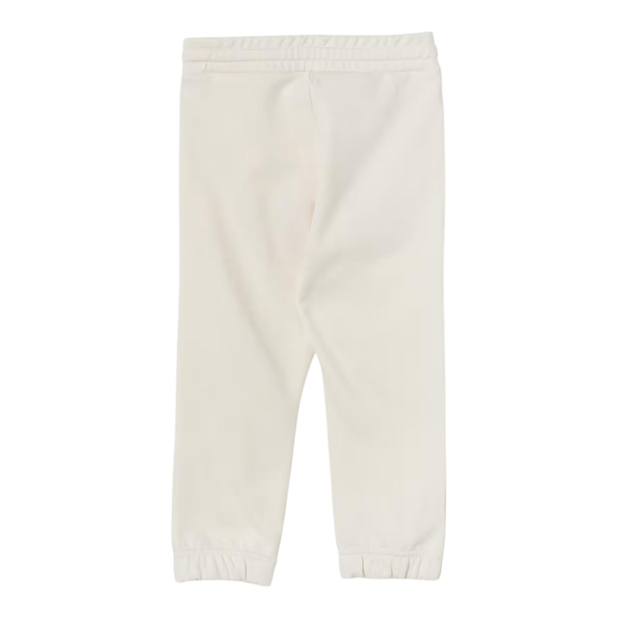DIESEL pantalone tuta tinta unita con stampa logo Crema per Bambino J02041 CREMA DIESEL 