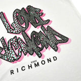 John Richmond Completo 2 Pezzi Canotta Tinta Unita con Stampa-Short per Bambina RGP26120CJ BIANCO JOHN RICHMOND 
