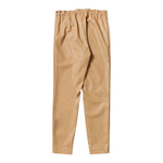 Elisabetta Franchi Pantalone In Ecopelle Tinta Unita per Bambina EFPA152 CAMMELLO ELISABETTA FRANCHI 