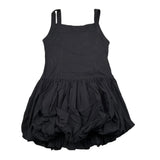 Lu Lu By Miss Grant Abito Tinta Unita per Bambina LL3400X NERO LU LU BY MISS GRANT 