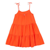Dixie Abito Bretelline Tinta Unita per Bambina AB99300G50 ARANCIONE DIXIE 