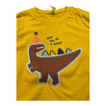 LOSAN shirt girocollo tinta unita con stampa in contrasto Giallo per Neonato 51033101016012N GIALLO LOSAN 