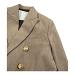 Daniele Alessandrini Giacca Tinta Unita Doppiopetto per Bambino 1235J00102 BEIGE DANIELE ALESSANDRINI 