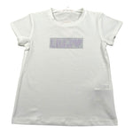Liu Jo T-Shirt Tinta Unita con Brillantini per Neonata KA5095XXX BIANCO LIU JO 